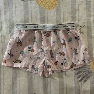 VS PINK Silky Sleep Boxy Pajama Shorts